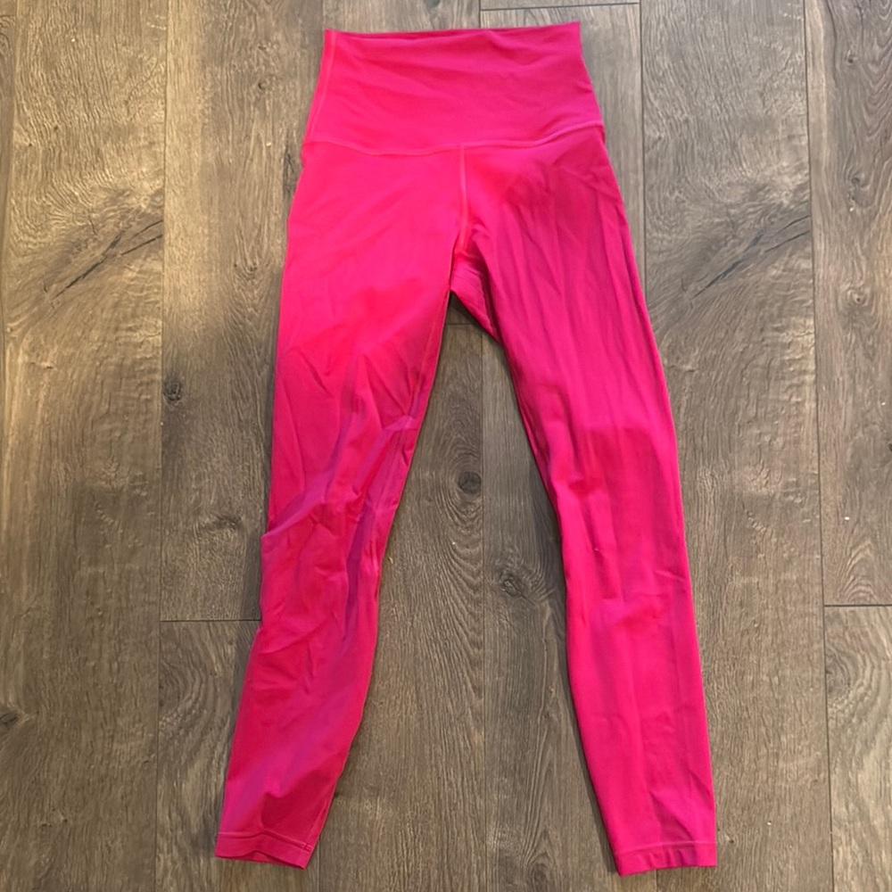 Lululemon Athletica Bold Pink Leggings